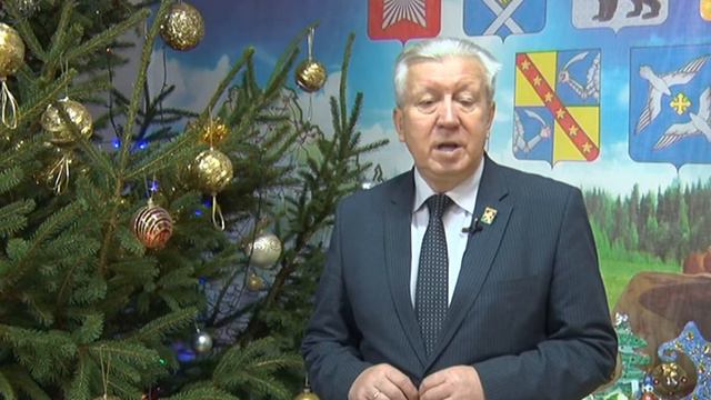 Поздравление с Рождеством Румянцев В.М. – Председатель Собрания депутатов Ржевского района смотреть онлайн