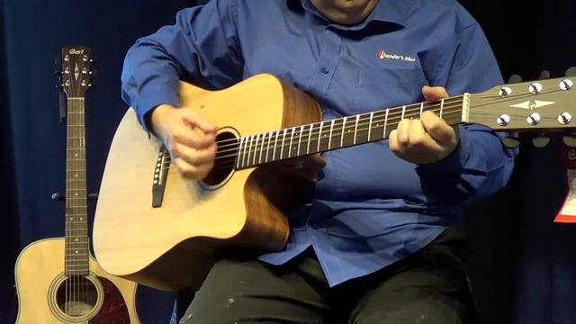 Cort Earth Acoustic Guitar смотреть онлайн