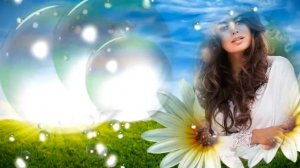 ФУТАЖ  ВЕСНА  " Девушка Очарование  "