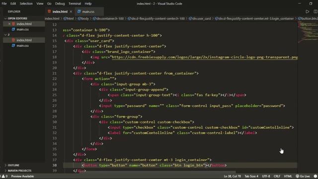 Login Form with HTML & CSS - Login form Design смотреть онлайн