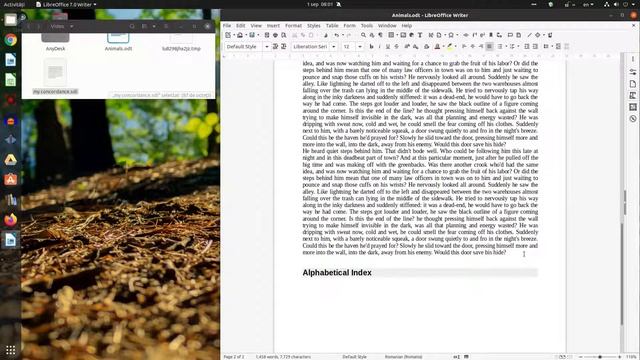 How to create and use a concordance in LibreOffice Writer смотреть онлайн
