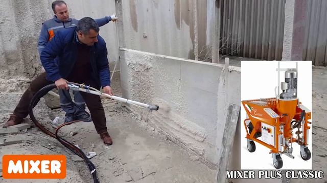 Gypsum or cement based plasters? Mix and spray them with MIXER PLUS CLASSIC смотреть онлайн