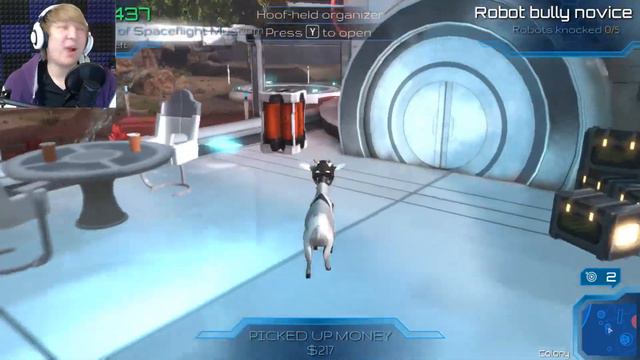 OUT OF THIS WORLD!! | Goat Simulator: Waste of Space #1 смотреть онлайн