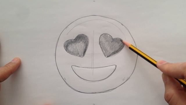Cómo dibujar un emoji de sonrisa y corazones смотреть онлайн