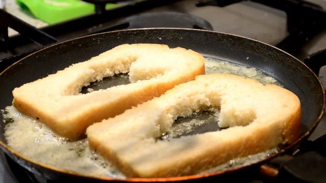 ЛегкоО - Яичница по-французски в хлебе) смотреть онлайн