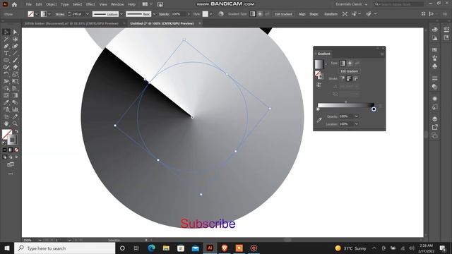 Creating a unique design with stroke and gradients | Adobe illustrator смотреть онлайн