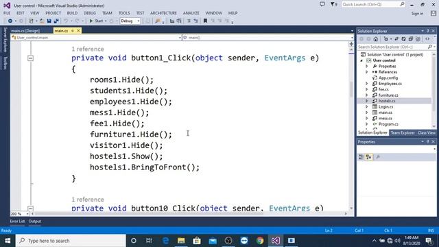 Hostel Management System in visual studio using C# language and oracle database смотреть онлайн
