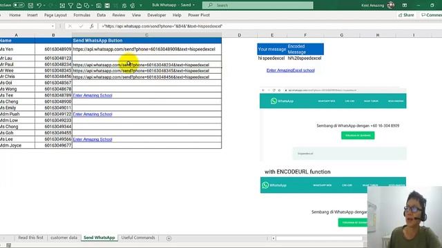 Digital marketing - Excel sending whatsapp message to your saved contact смотреть онлайн