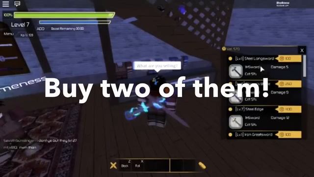 Swordburst 2| How to dual wield! (Have 2 swords) смотреть онлайн