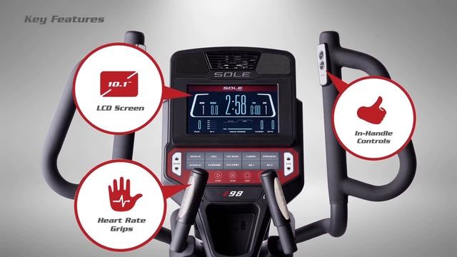 Обзор эллиптического тренажера Sole E98 Elliptical