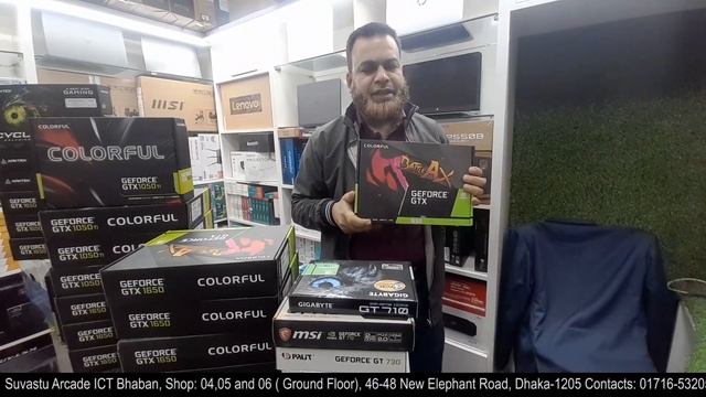 কম দামে গ্রাফিক্স কার্ড || Colorful GTX 1650, 1050, 4GB DDR5, DDR6 Gaming Graphics Card смотреть онлайн