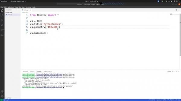 Python Tkinter Mainloop with Examples | Mainloop in Python Tkinter