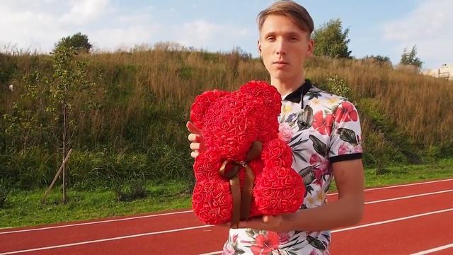 Мишка из роз краткое описание от TeddyRose смотреть онлайн