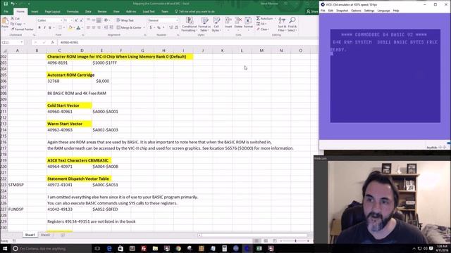 Mapping the Commodore 64 - (Excel) смотреть онлайн