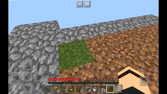 Прохождение карты от подписчика | SkyBlock на командных блоках в Майнкрафт ПЕ | #1 Начало смотреть онлайн
