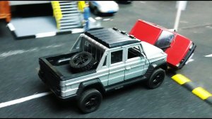 Гелик vs Ока боковой удар краш  тест. Видео про модельки машин. Эксперимент. Про машинки!