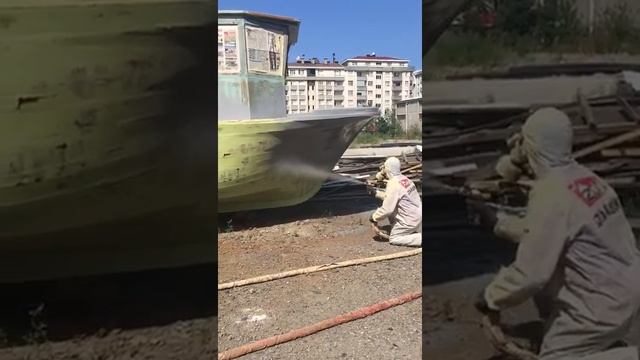 BALIKIÇI TEKNESİ SU YALITIMI (POLYUREA) SPREY UYGULAMA İZORİZ İZOLASYON