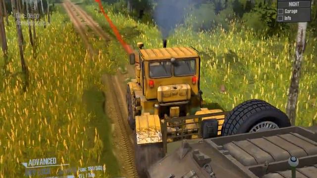 MudRunner Колхоз Красная Звезда загрузка пилки смотреть онлайн