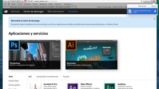 Descargar adobe Photoshop, Premiere, After Effects, Muse, Audition, Lightroom. смотреть онлайн