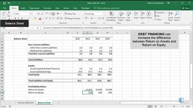 Calculating the Acid Test Ratio in Excel смотреть онлайн