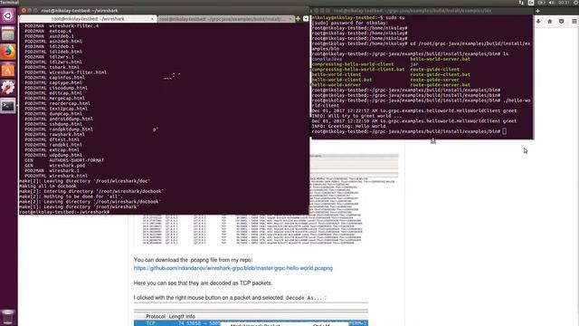 gRPC Wireshark dissector - Part 2 смотреть онлайн