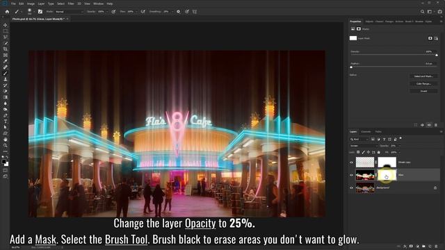 Light Streaks & Glow Effect - Photoshop Tutorial смотреть онлайн