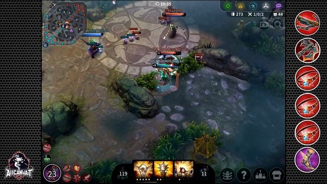 Vainglory 5v5 Видео Гайд #10: Оружейная Грейс нижняя линия смотреть онлайн
