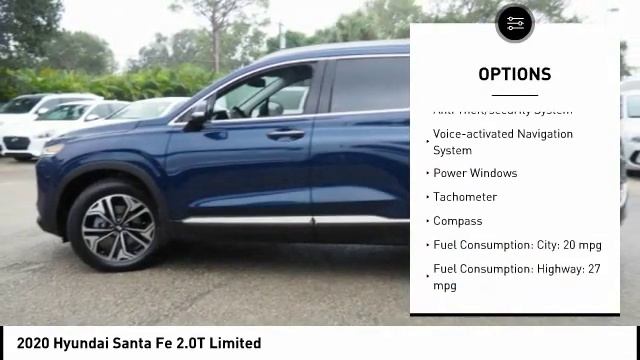 2020 Hyundai Santa Fe Melbourne FL H70714 смотреть онлайн