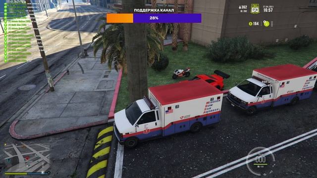GTA V GO как дела в EMS!!!??? сдадим ли на 4 лвл? смотреть онлайн