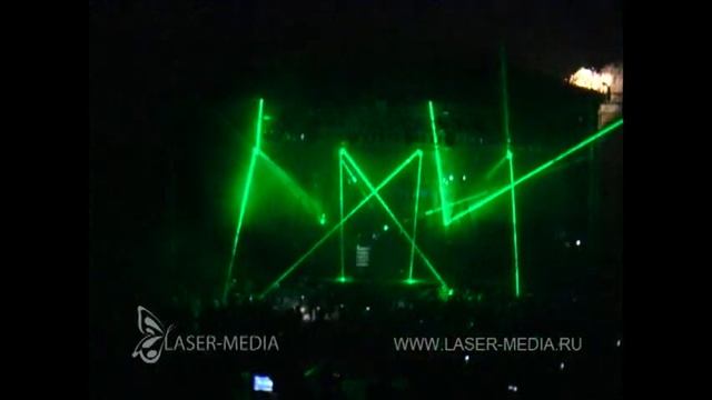 Лазерное Шоу - Фестиваль открытая Европа 2008 смотреть онлайн