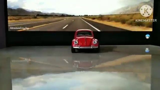 1967 volkswagen beetle Red Model car смотреть онлайн