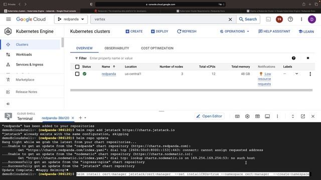 Redpanda on Google Cloud (w/ Helm & Kubernetes) смотреть онлайн