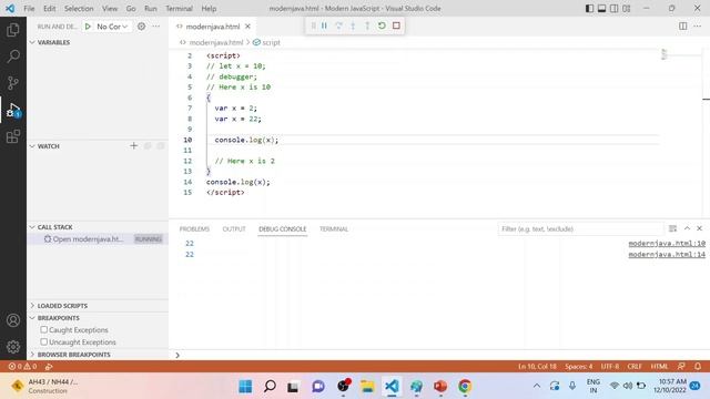 Let Vs Var Vs Constant JavaScript | Hindi смотреть онлайн