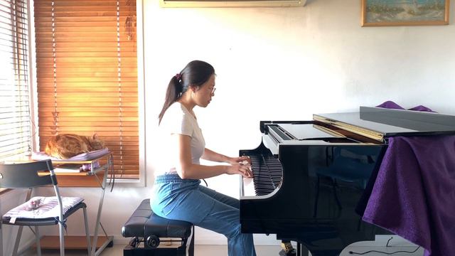 Bach: Prelude and Fugue in C, BWV 846 | Boston GP-178 PE-II | iPhone XR | Shure mv88 смотреть онлайн