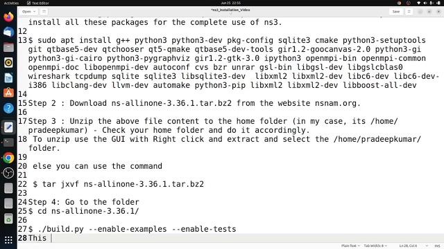 NS3 installation in Ubuntu | Complete Instructions смотреть онлайн