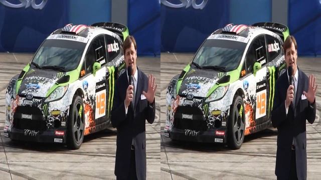 2013 Ford Fiesta with Ken Block in 3D смотреть онлайн