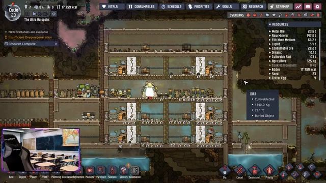 Oxygen not included: Every engineers favorite game! Sewage System here we go! смотреть онлайн