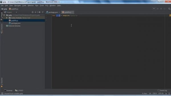 Урок 1. Курс по Gulp. Что такое Gulp и его установка