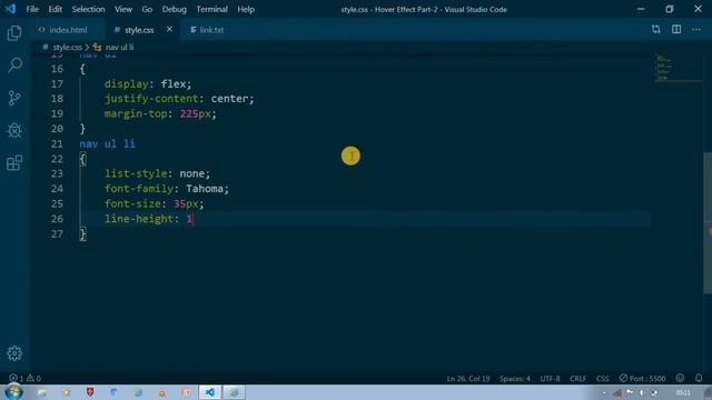 Navigation Icon Hover Effect using HTML & CSS || WebCode смотреть онлайн
