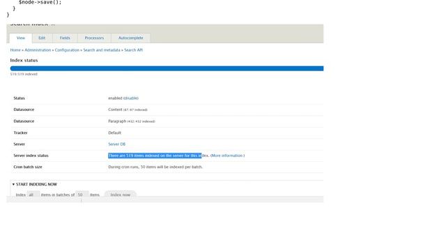 Drupal: Nodes not get indexed after running manual cron смотреть онлайн
