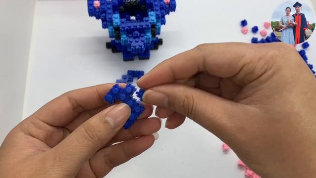 Building model LEGO: STITCH BLUE cute смотреть онлайн