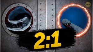 Что, если мегалодон сразился бы с самой большой в мире змеей