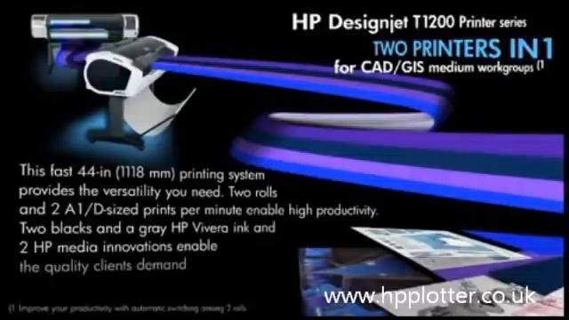DesignJet T770 & T1200 HP Plotter смотреть онлайн