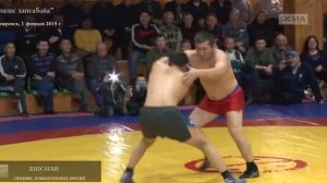 Якутская борьба хапсагай. Показательные выступления