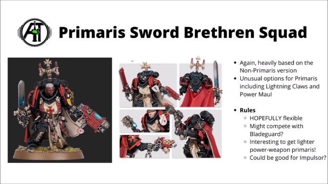 Huge Black Templar Model Reveals - Primaris Sword Brethren, Castellan and Upgrade Sprue! смотреть онлайн