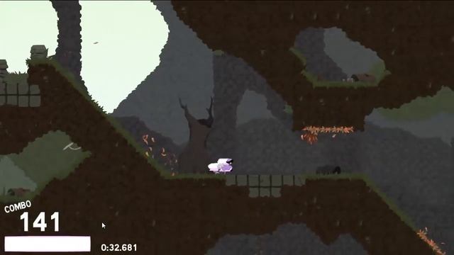 Dustforce [PC] Grass Cave Perfect SS Walkthrough смотреть онлайн