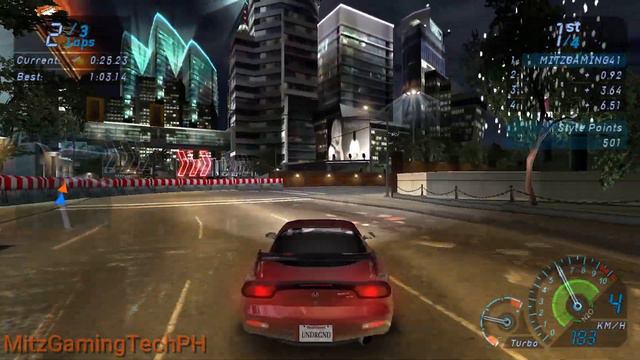 Need for Speed: Underground (2003) | Race #88 Circuit - Three-Three-Three. смотреть онлайн