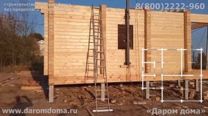 Одноэтажный дом из бруса с перерубами. Проект дома 8 на 9 из профилированного бруса
