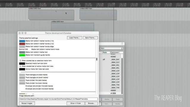 Полезные настройки тем оформления - Кастомизация в REAPER смотреть онлайн