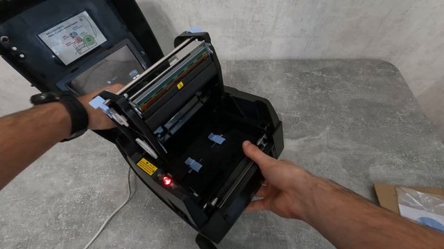Принтер этикеток DBS HT300, термопринтер, термотрансферный, печать на самоклеящихся этикетках смотреть онлайн